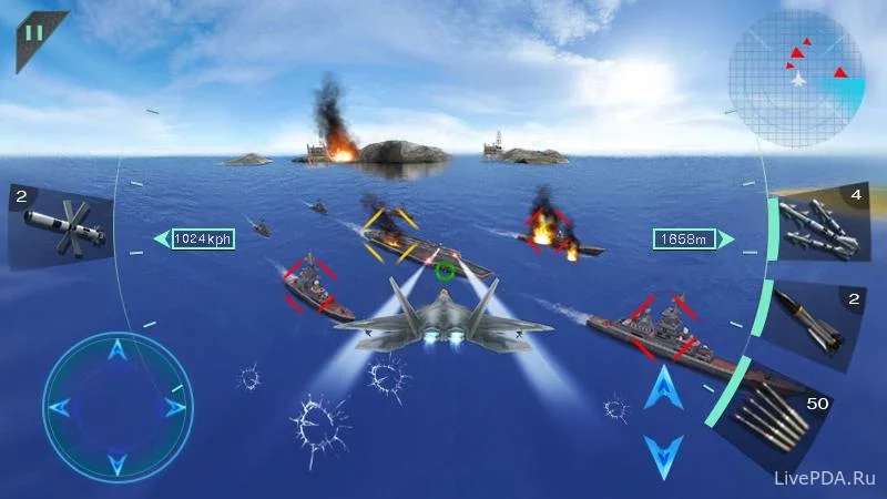 Скриншот для приложения 3D Aerial Battles for Android №5