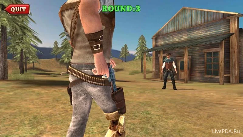 Скриншот для приложения Fire from the West - West Gunfight for Android №3