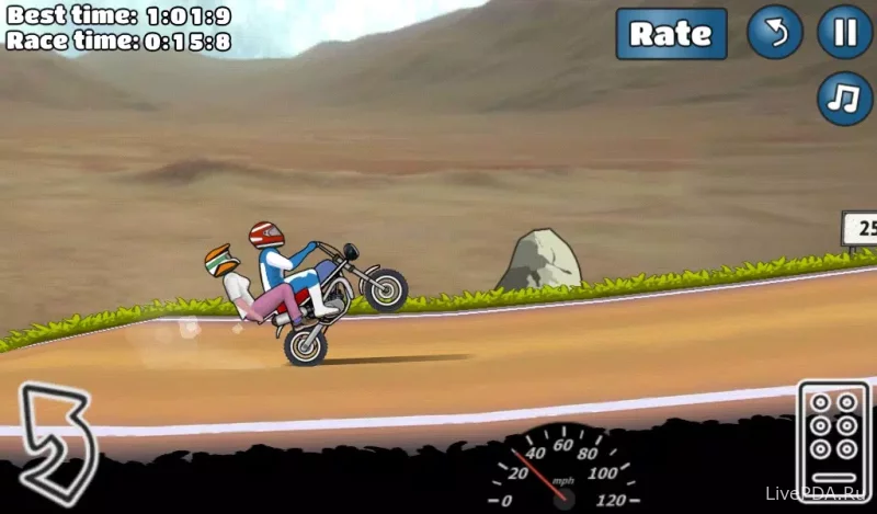 Скриншот для приложения Wheelie Challenge for Android №1