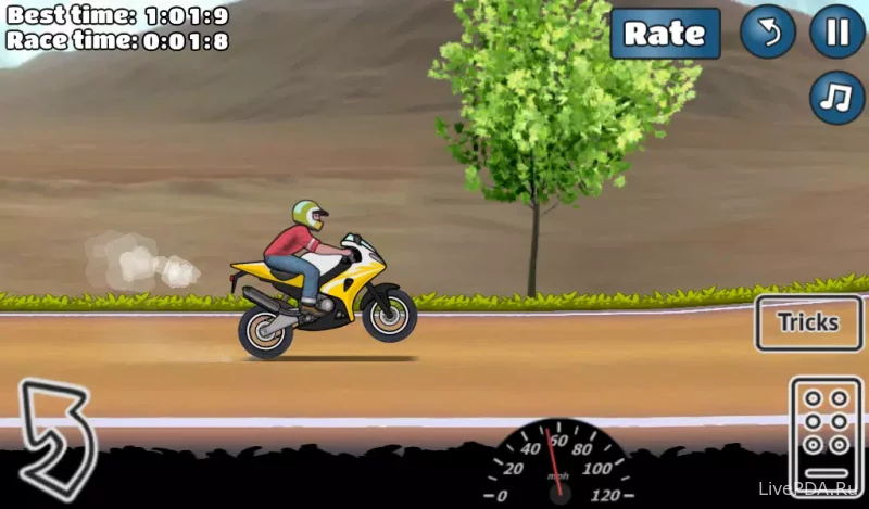 Скриншот для приложения Wheelie Challenge for Android №3