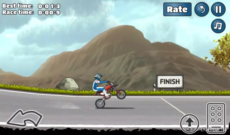 Скриншот для приложения Wheelie Challenge for Android №5