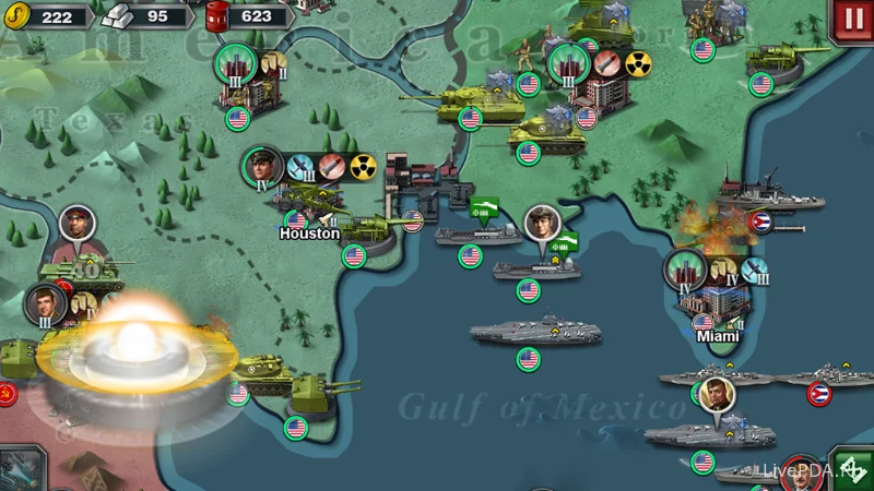 Скриншот для приложения World Conqueror 3-WW2 Strategy for Android №3