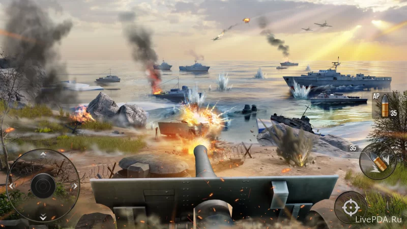 Скриншот для приложения World of Artillery: Cannons for Android №2