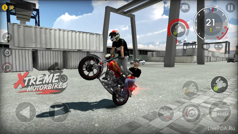 Скриншот для приложения Xtreme Motorbikes (hacking on the menu) for Android №3