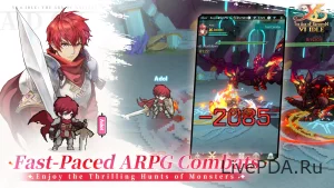 Скриншот №2 Ys 6 Idle: The Ark of Napishtim - пиксельная RPG