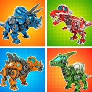 Логотип Vehicle Dinosaur Clash Battle